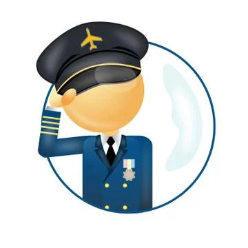 Pilot Stock Illustration
