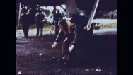 Pilot Kissing The Ground After Returning From War Stock Footage