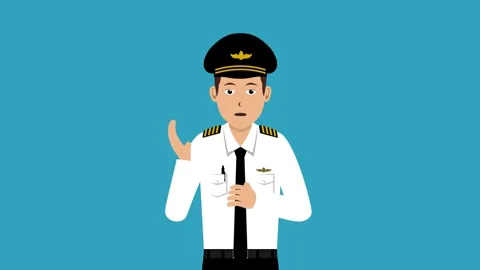 Pilot Lipsync Presentation Animation Video Stock Footage 292486208