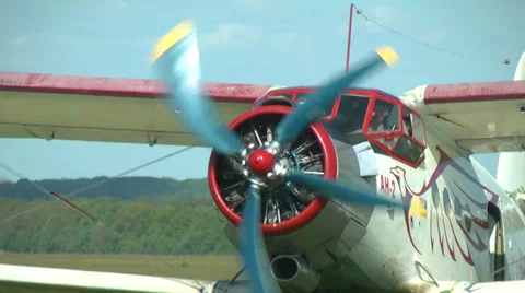 Pilot in plane on cockpit Stock Footage 38334696