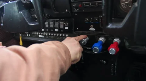 Pilot in Plane Cockpit 動画素材 51520967