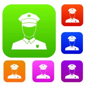 Pilot set collection 스톡 일러스트