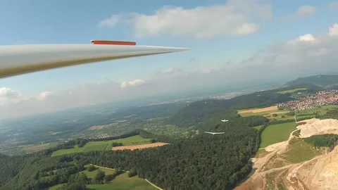 Pilot View Of Towing By Aircraft Vídeos de archivo 222387992