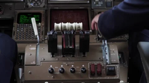 The pilot's cabin. Stock-Footage 62063636