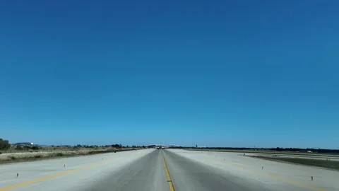 Pilot’s perspective in a hyperlapse taken from inside a jet airplane taxiing Stock Footage 335128496