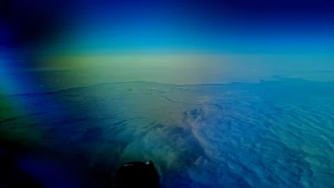 A pilots prespective Video stock 124356269