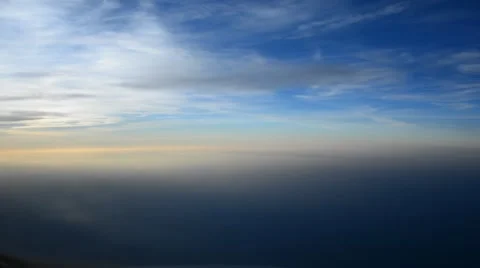 Pilots view in an airplane cockpit Stock Footage 54115272