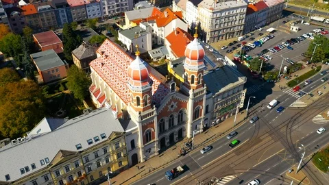 Pilsen - Plzeň from above. Stock Footage 117369264