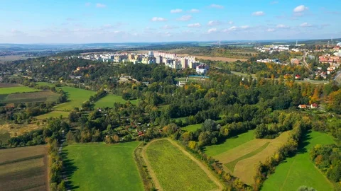 Pilsen - Plzeň from above. Stock Footage 117371514