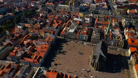 Pilsen - Plzeň from above. Stock Footage 117373313