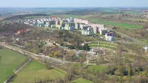 Pilsen - Plzeň from above. Stock Footage 132015509