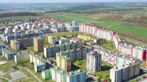 Pilsen - Plzeň from above. Stock Footage 132015636