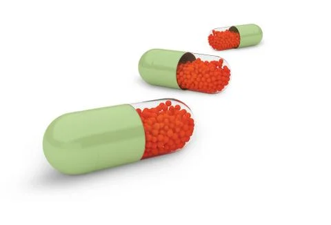 Pilsl Isolated on White 스톡 일러스트