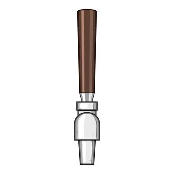 Pilsner beer tap cartoon vector illustration Stock Illustration