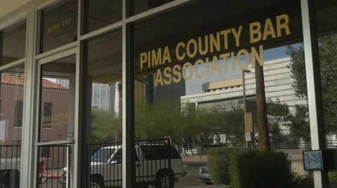 Pima County Bar Association building Stock Footage 61044376