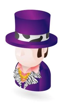 Pimp icon イラスト素材