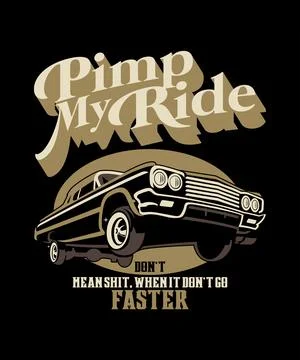 Pimp my ride Stock Illustration