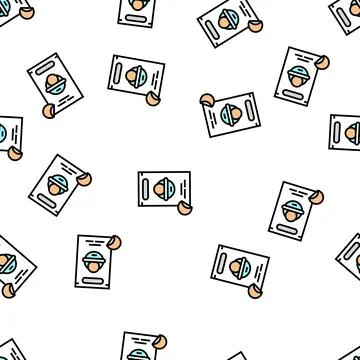 Pimple patches vector seamless pattern 库存插图
