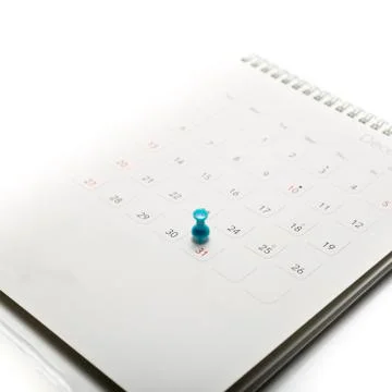 Pin on calendar Stock Photos