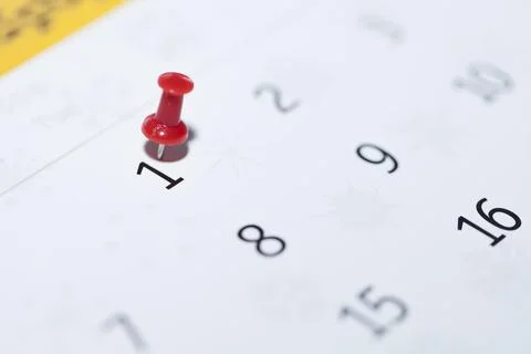 Pin on calendar Stock Photos