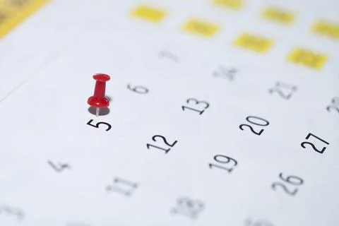 Pin on calendar Stock Photos