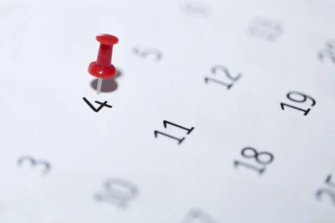 Pin on calendar Stock Photos