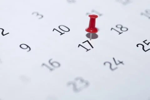 Pin on calendar Stock Photos
