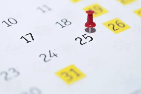 Pin on calendar Stock Photos