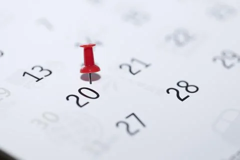 Pin on calendar Stock Photos