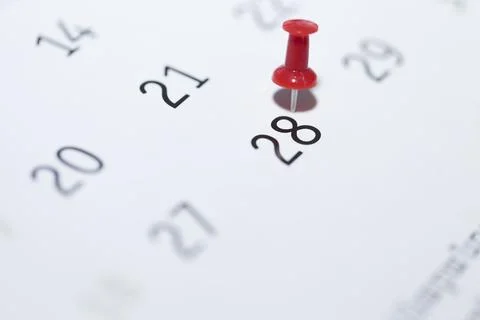 Pin on calendar Stock Photos