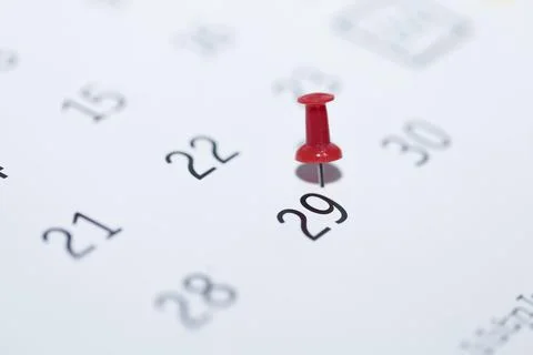 Pin on calendar Stock Photos