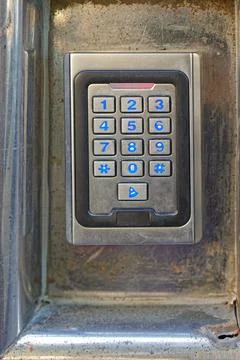 Pin code keypad Stock Photos