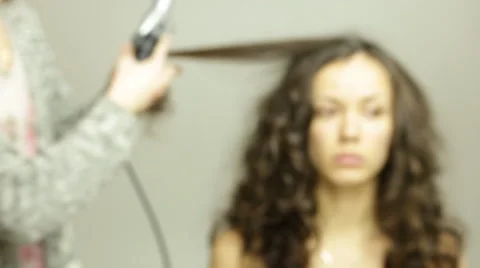 Pin-curl Stock Footage 63045202