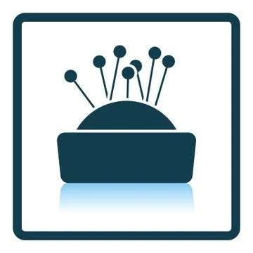 Pin cushion icon Stock Illustration