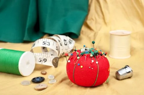 Pin cushion Stock Photos