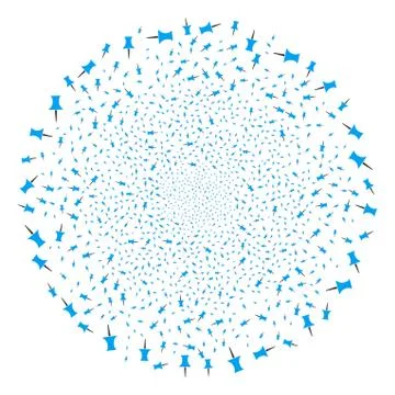 Pin Fireworks Sphere 스톡 일러스트