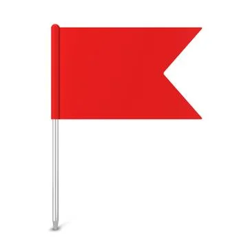 Pin flag Stock Illustration