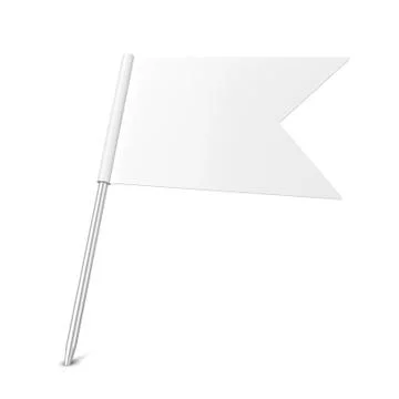 Pin flag Illustrazione stock