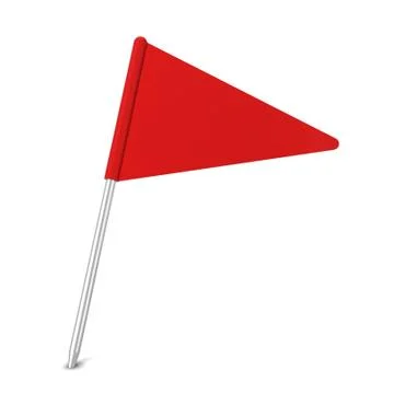 Pin flag Stock Illustration