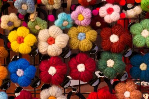 Pin flowers Stock Photos