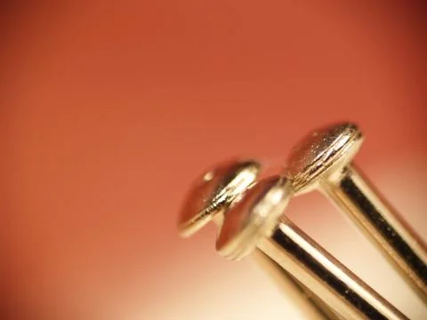 Pin heads Fotos Stock