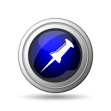 Pin icon Stock Illustration