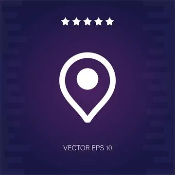 Pin  icon Stock Illustration