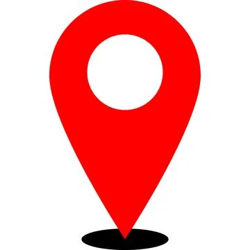 Pin icon location Stock Illustration