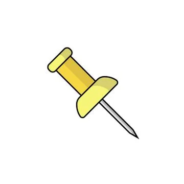 Pin icon vector illustration Stock Illustration