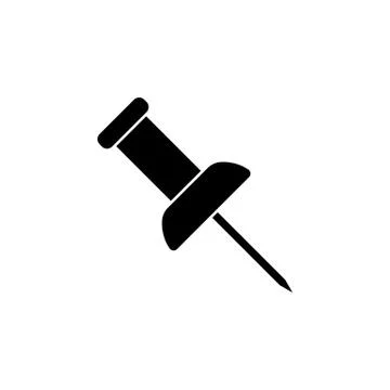 Pin icon vector illustration Stock Illustration