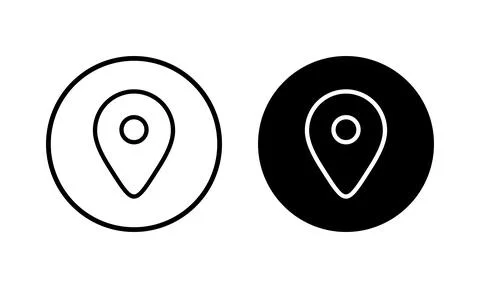 Pin icon vector illustration. Location sign and symbol. destination icon. m.. Stock Illustration