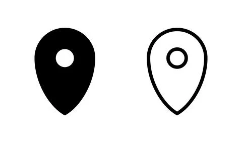 Pin icon vector. Location icon. Map pointer icon 스톡 일러스트