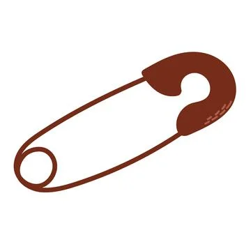 Pin. Knitting tool. Hobby time, handmade things 스톡 일러스트