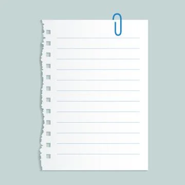 Pin line paper concept background, realistic style Illustrazione stock